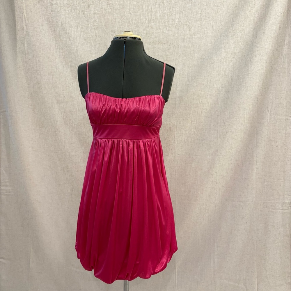 Hot Pink Spaghetti Strap Dress